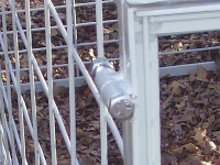 Hog Trap Bolt Close-up